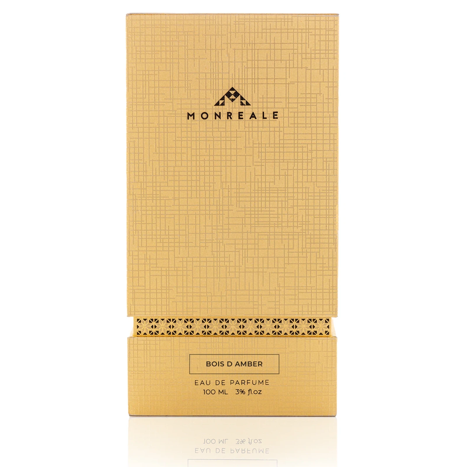 Monreale Bois D’ Amber manufacturer bottle, linked from the supplied product catalogue.