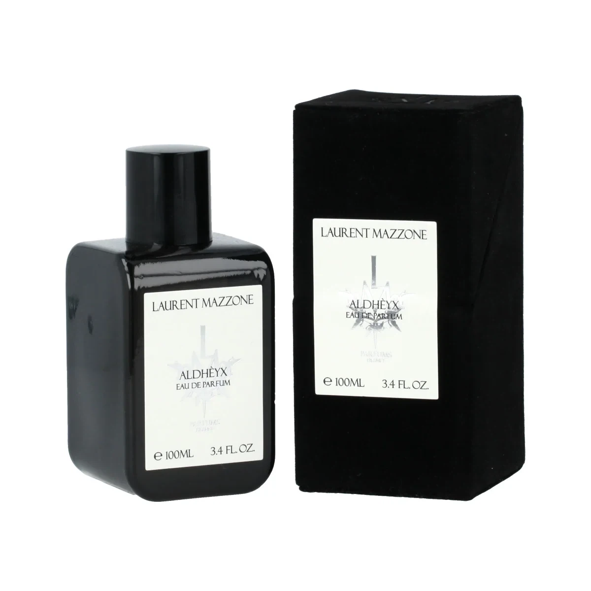 LAURENT MAZZONE Aldheyx manufacturer bottle, linked from the supplied product catalogue.