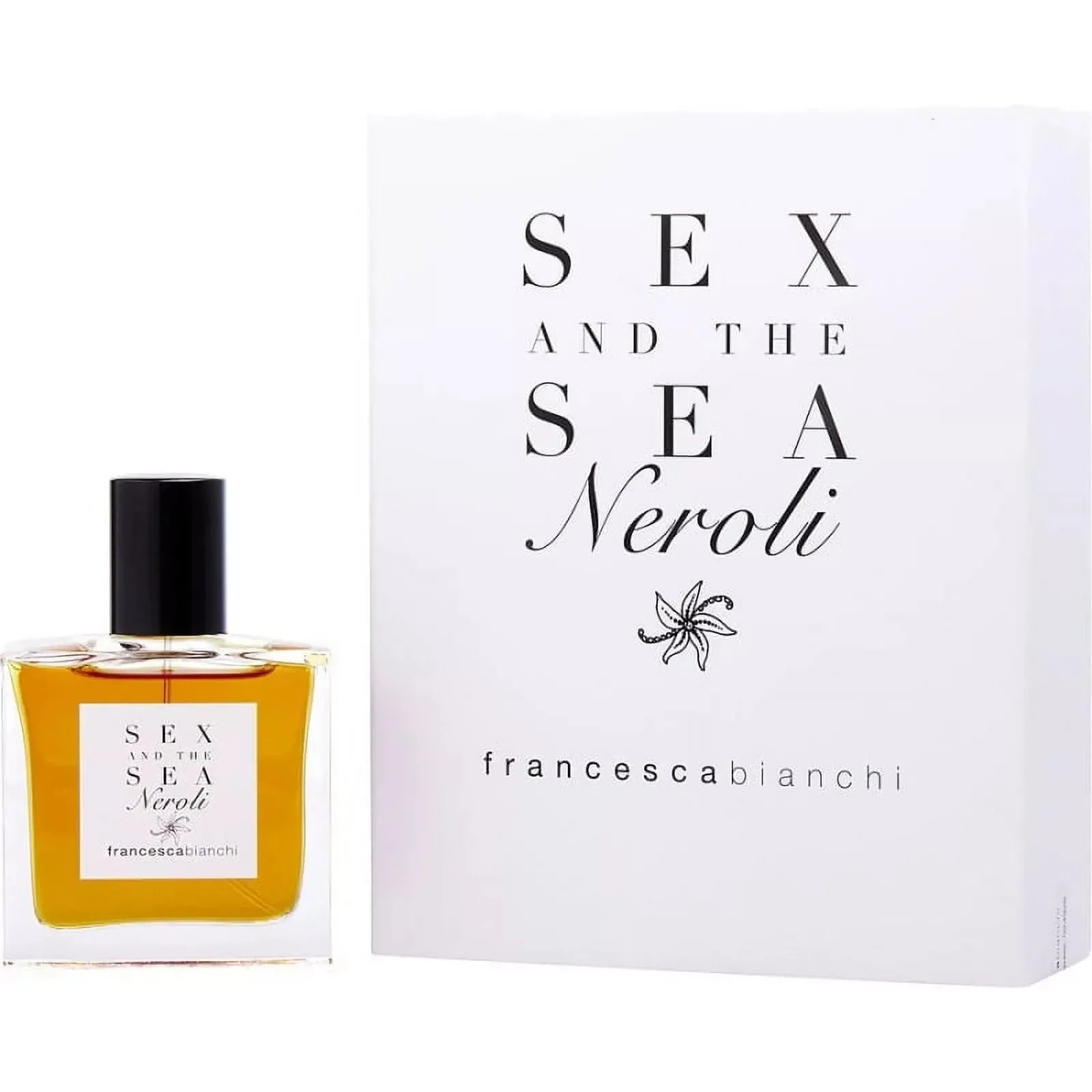 Francesca Bianchi Sex And The Sea Neroli Floral manufacturer bottle, linked from the supplied product catalogue.