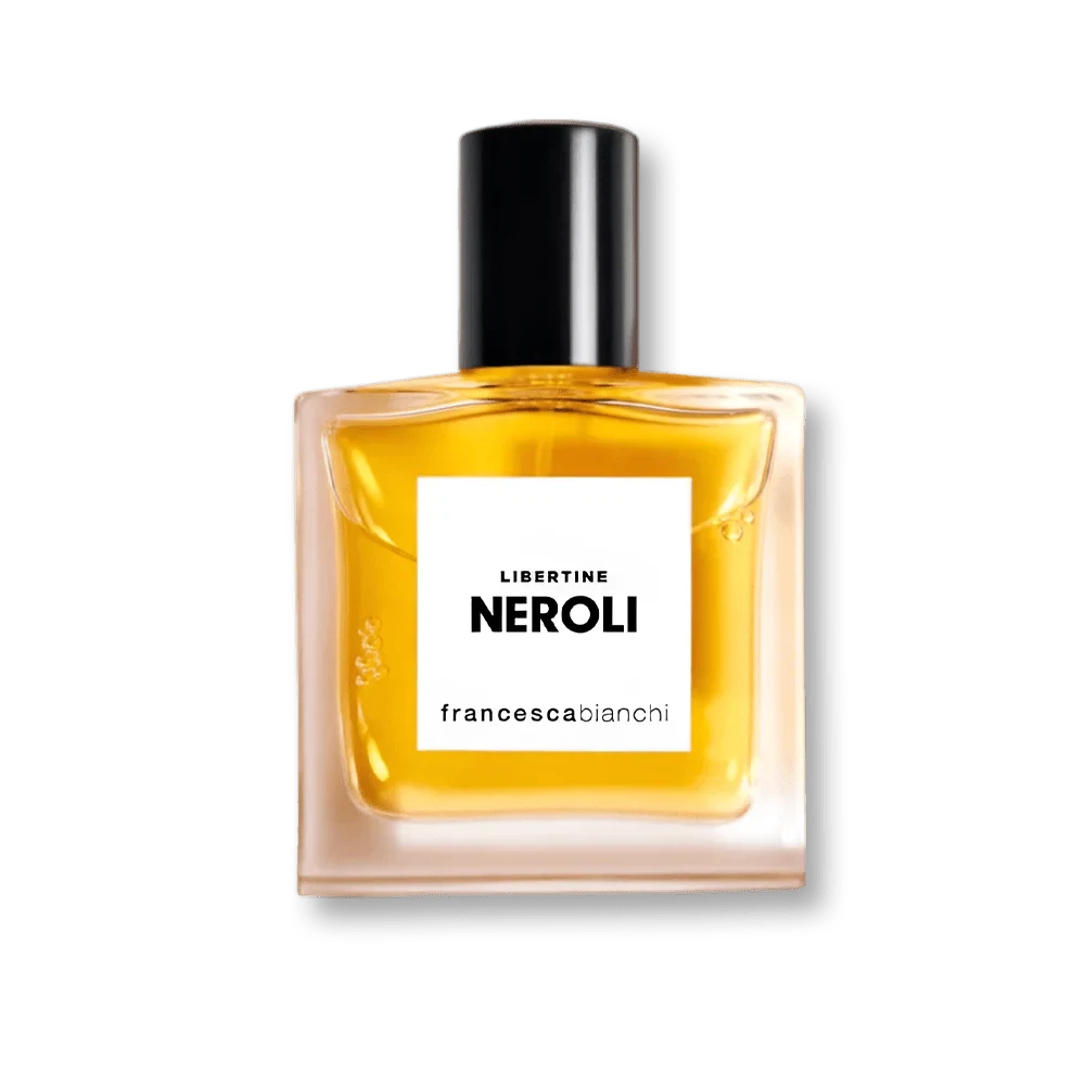 Francesca Bianchi Libertine Neroli manufacturer bottle, linked from the supplied product catalogue.