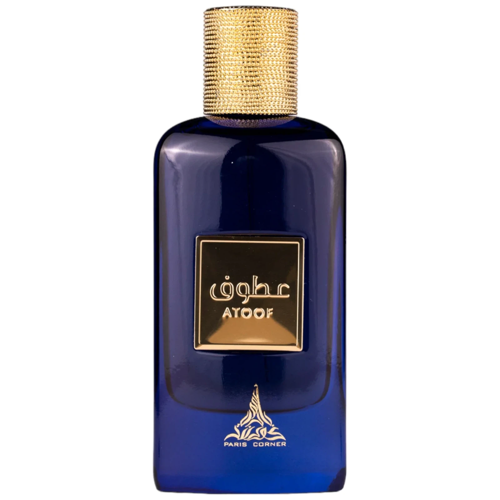 Paris Corner Atoof manufacturer bottle, linked from the supplied product catalogue.