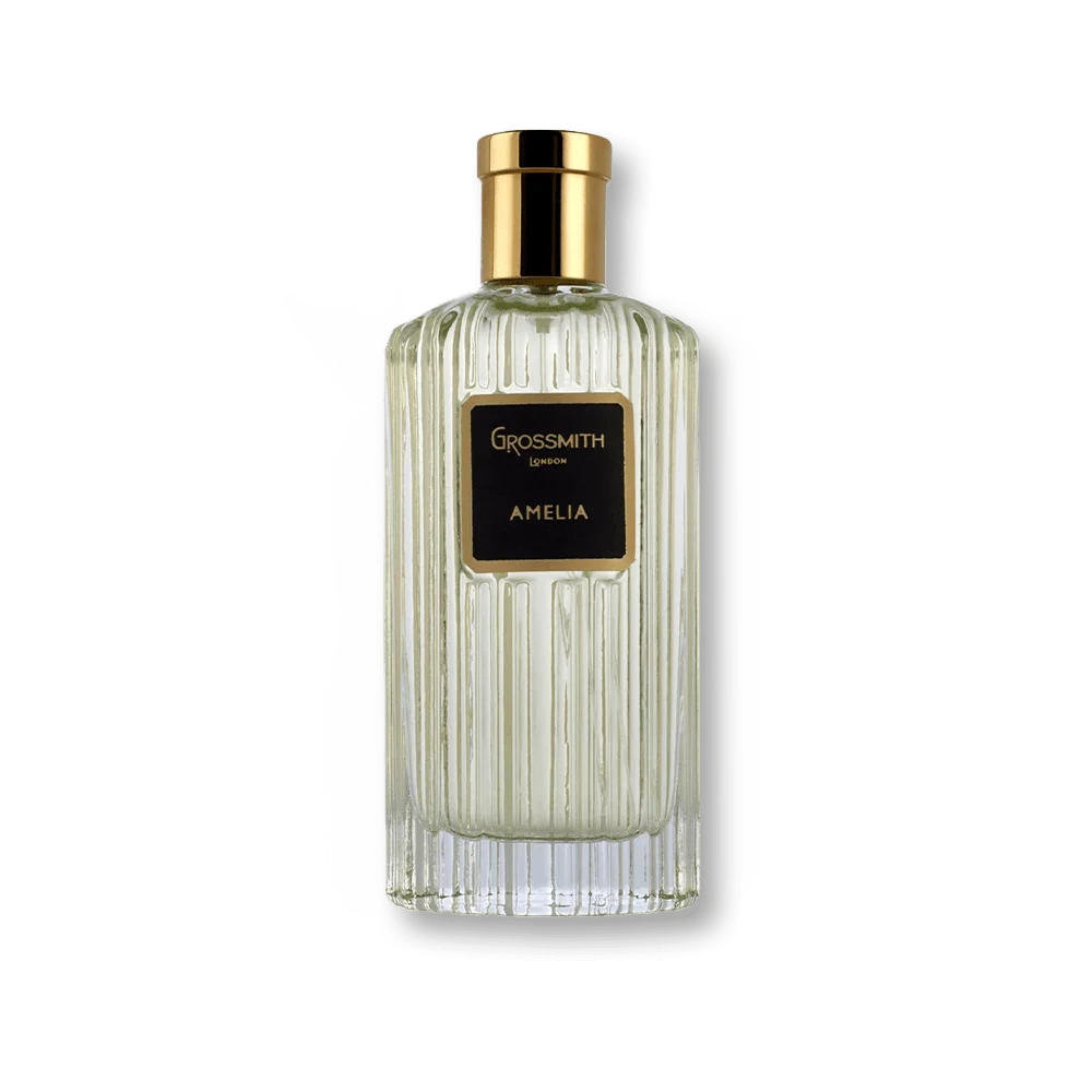 Grossmith Amelia manufacturer bottle, linked from the supplied product catalogue.