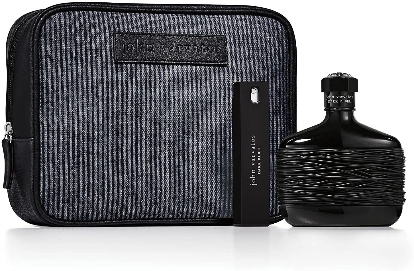 John Varvatos Dark Rebel manufacturer bottle, linked from the supplied product catalogue.