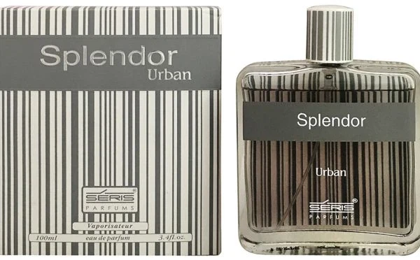 Seris Parfums Splendor Urban manufacturer bottle, linked from the supplied product catalogue.