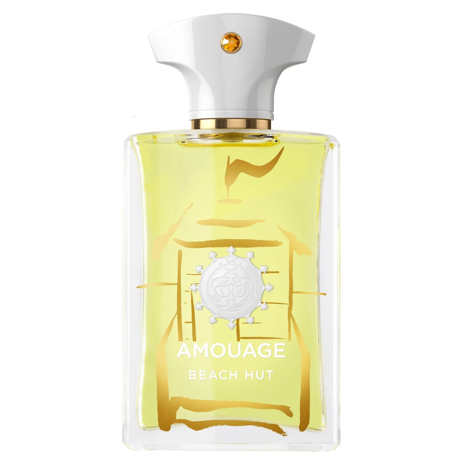 Amouage Beach Hut (Men) manufacturer bottle, linked from the supplied product catalogue.