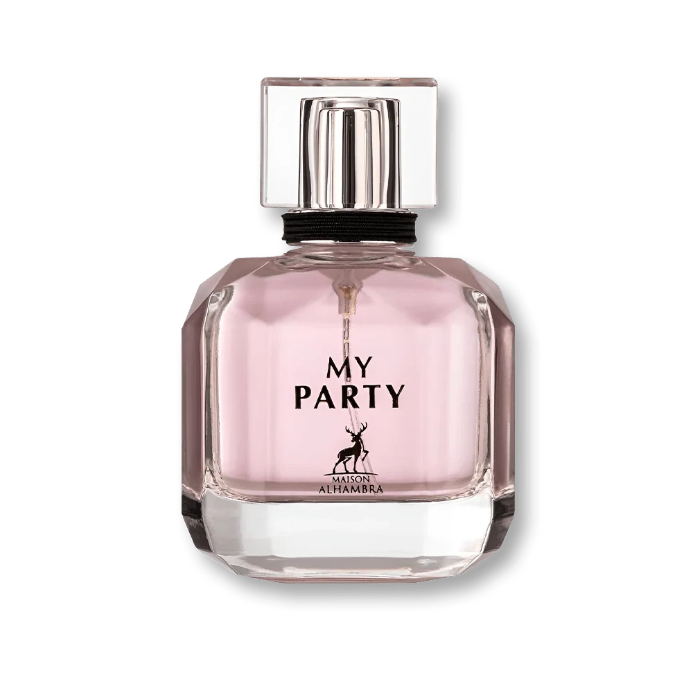 Maison Alhambra My Party manufacturer bottle, linked from the supplied product catalogue.