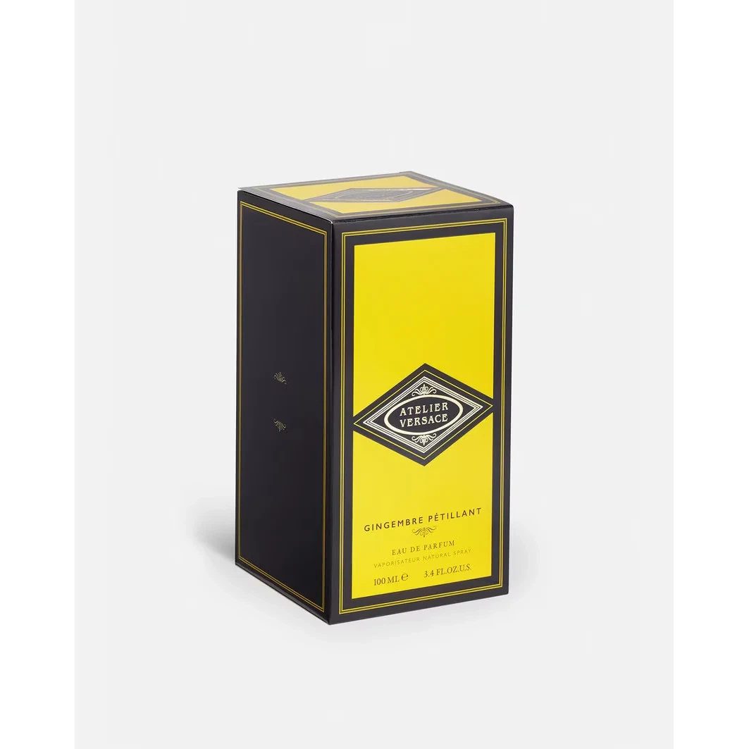 Versace Atelier Gingembre Petillant manufacturer bottle, linked from the supplied product catalogue.