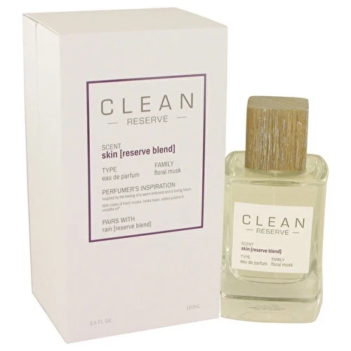 Clean Reserve SKIN RESERVE BLEND manufacturer bottle, linked from the supplied product catalogue.
