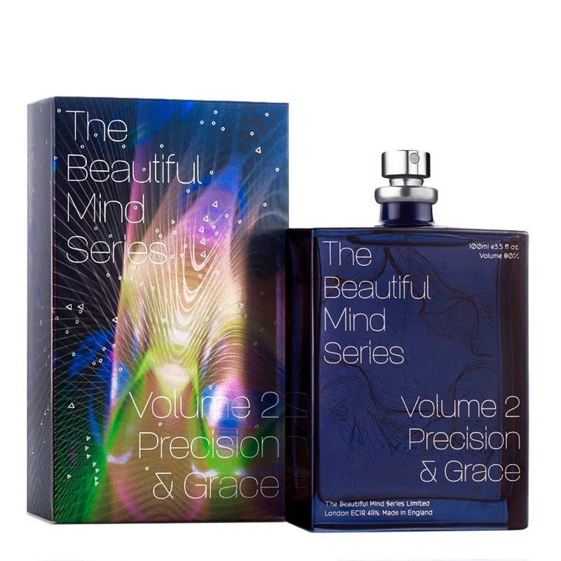 The Beautiful Mind Volume 2 Precision And Grace Parfum manufacturer bottle, linked from the supplied product catalogue.
