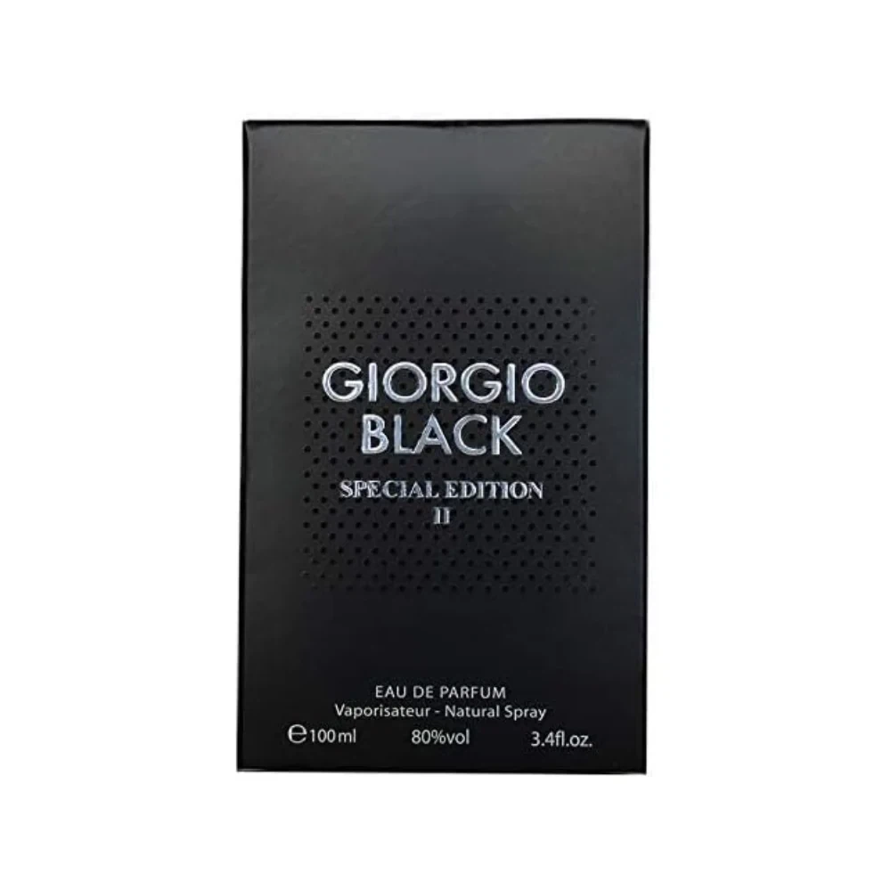 Giorgio Black Special Edition 2 manufacturer bottle, linked from the supplied product catalogue.