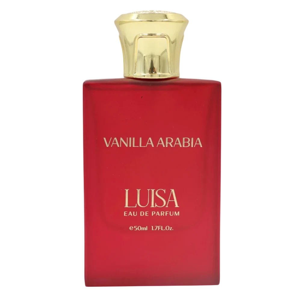 Luisa Vanilla Arabia manufacturer bottle, linked from the supplied product catalogue.
