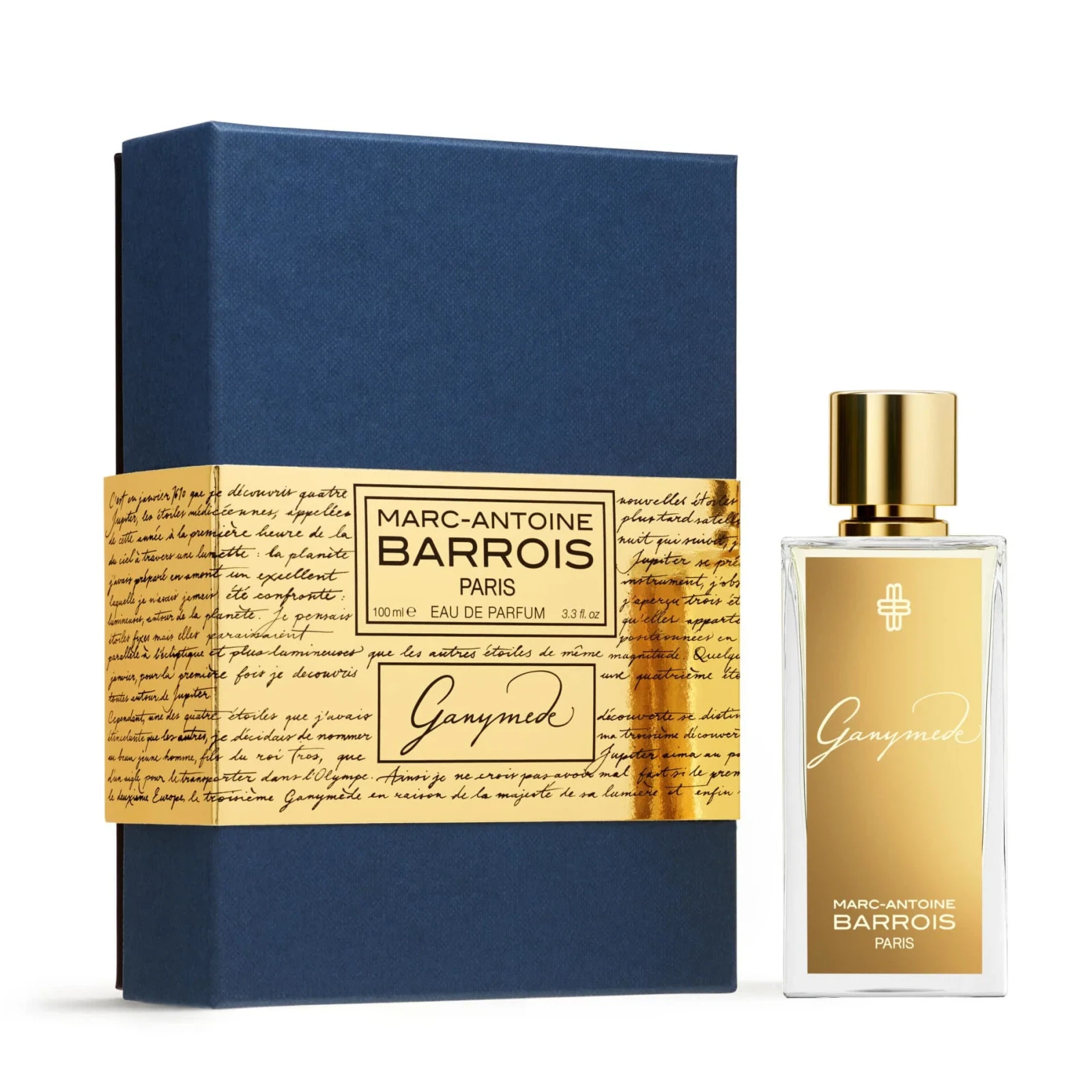 Marc-Antoine Barrois Ganymede manufacturer bottle, linked from the supplied product catalogue.
