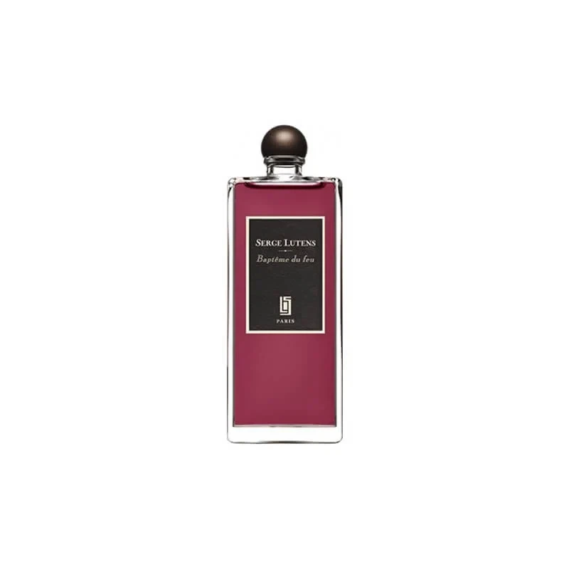 Serge Lutens BAPTEME DU FEU & WOMEN manufacturer bottle, linked from the supplied product catalogue.