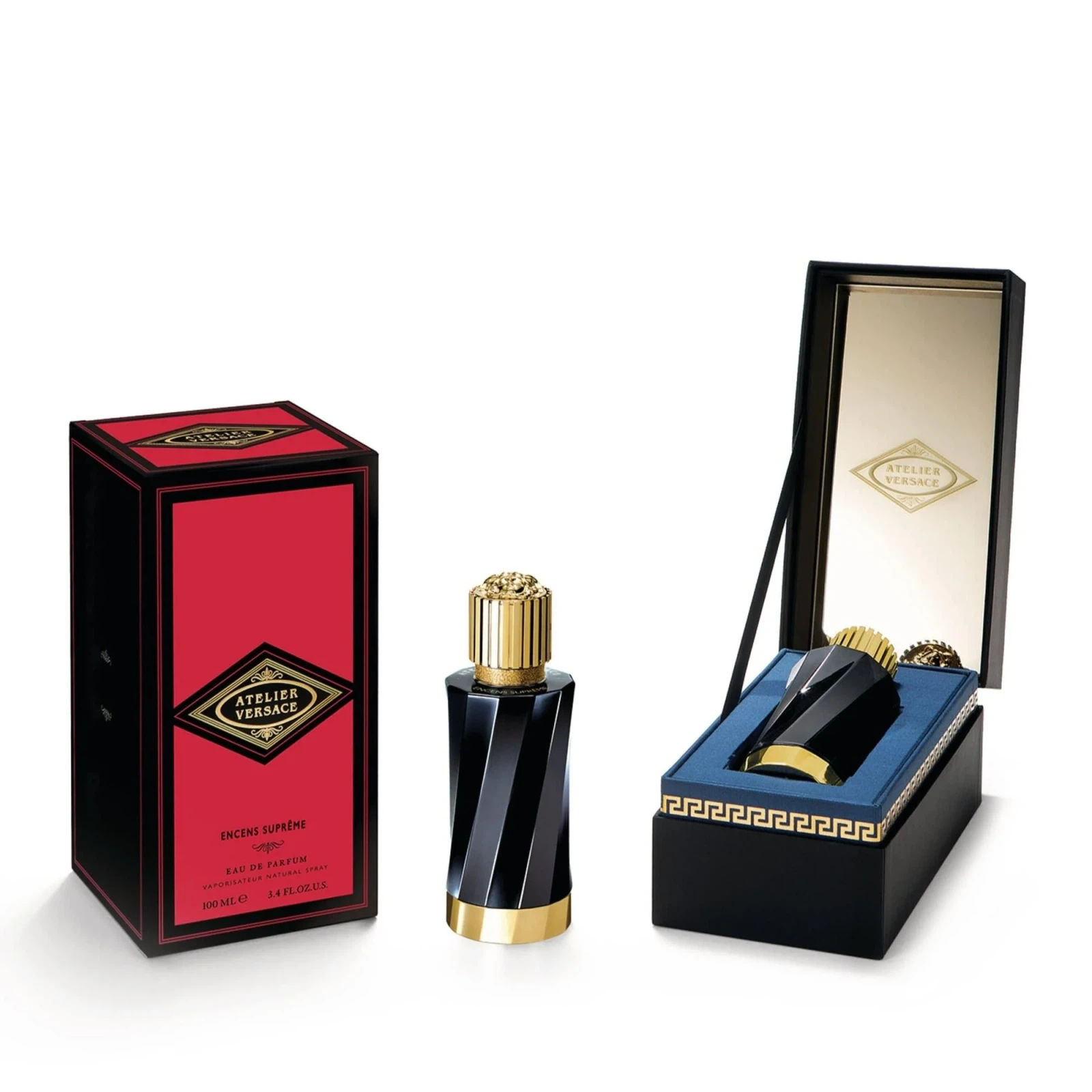 Versace Atelier Encens Suprême manufacturer bottle, linked from the supplied product catalogue.