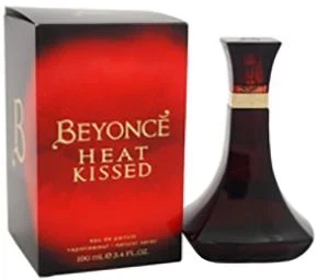 Beyonce Heat Kissed manufacturer bottle, linked from the supplied product catalogue.