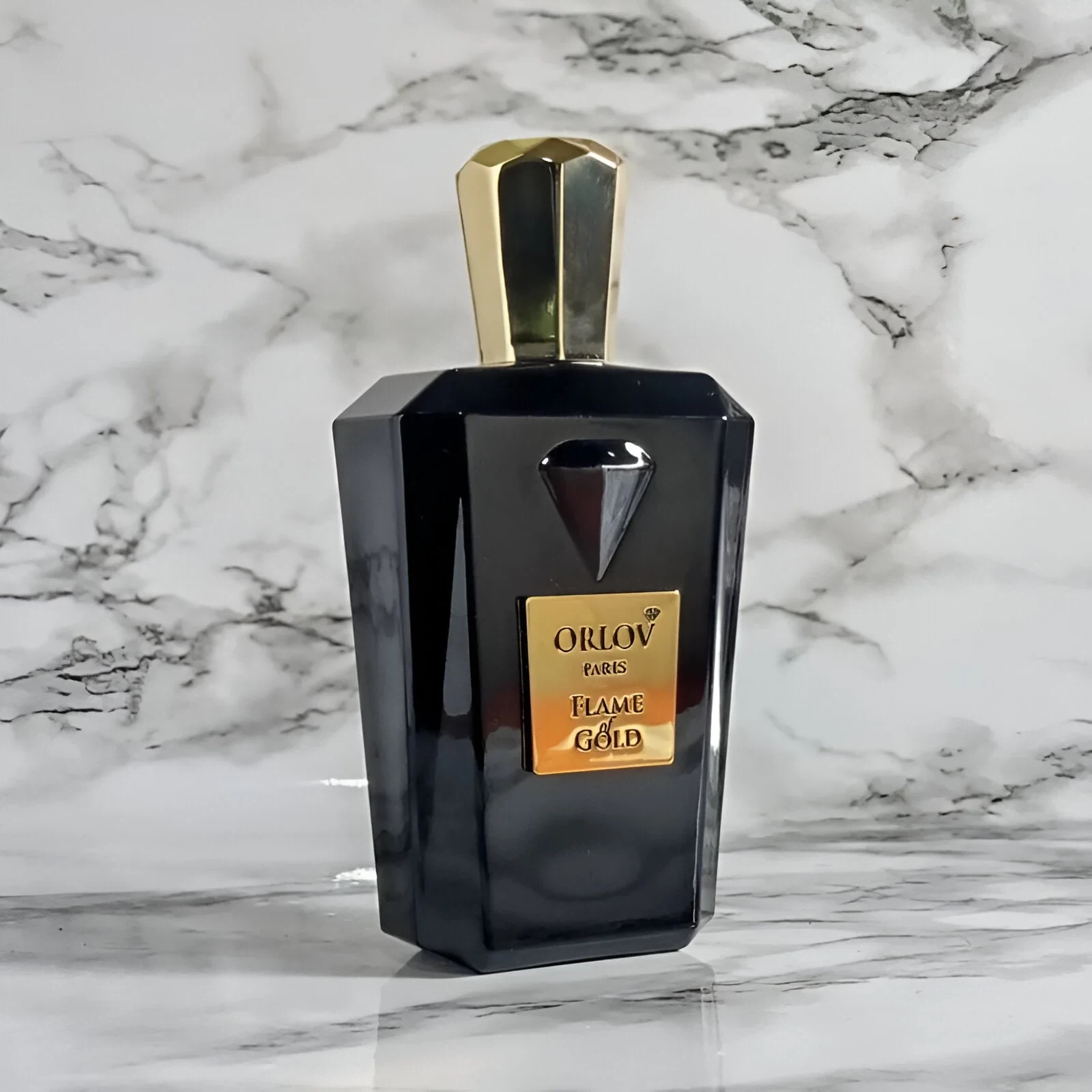 Orlov Paris Flame Of Gold manufacturer bottle, linked from the supplied product catalogue.