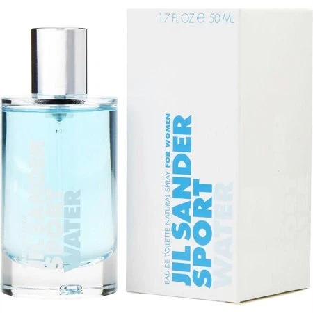 Jil Sander SPORT WATER manufacturer bottle, linked from the supplied product catalogue.
