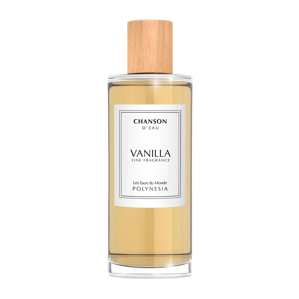 Chanson D'Eau Les Eaux Du Monde Vanilla manufacturer bottle, linked from the supplied product catalogue.
