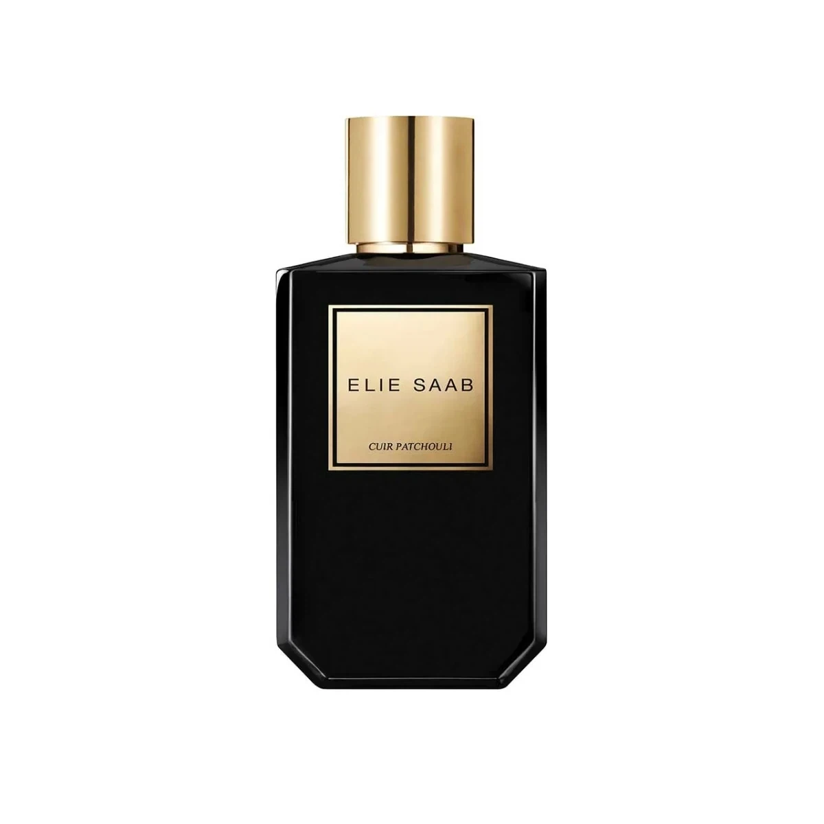 Elie Saab CUIR PATCHOULI ESSENCE DE PARFUM manufacturer bottle, linked from the supplied product catalogue.