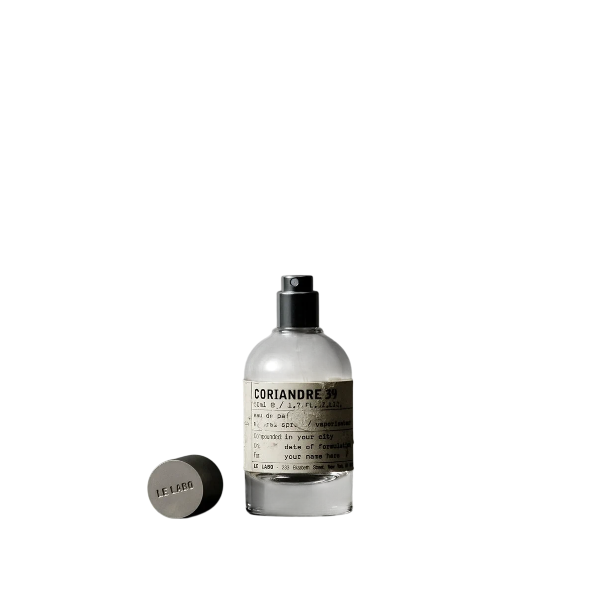 Le Labo Coriandre 39 Aromatic manufacturer bottle, linked from the supplied product catalogue.