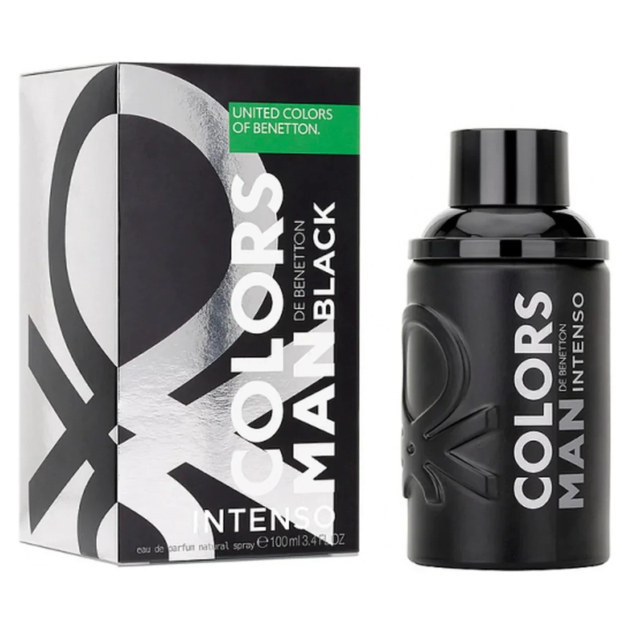 Benetton Colors De Benetton Black Intenso Man manufacturer bottle, linked from the supplied product catalogue.