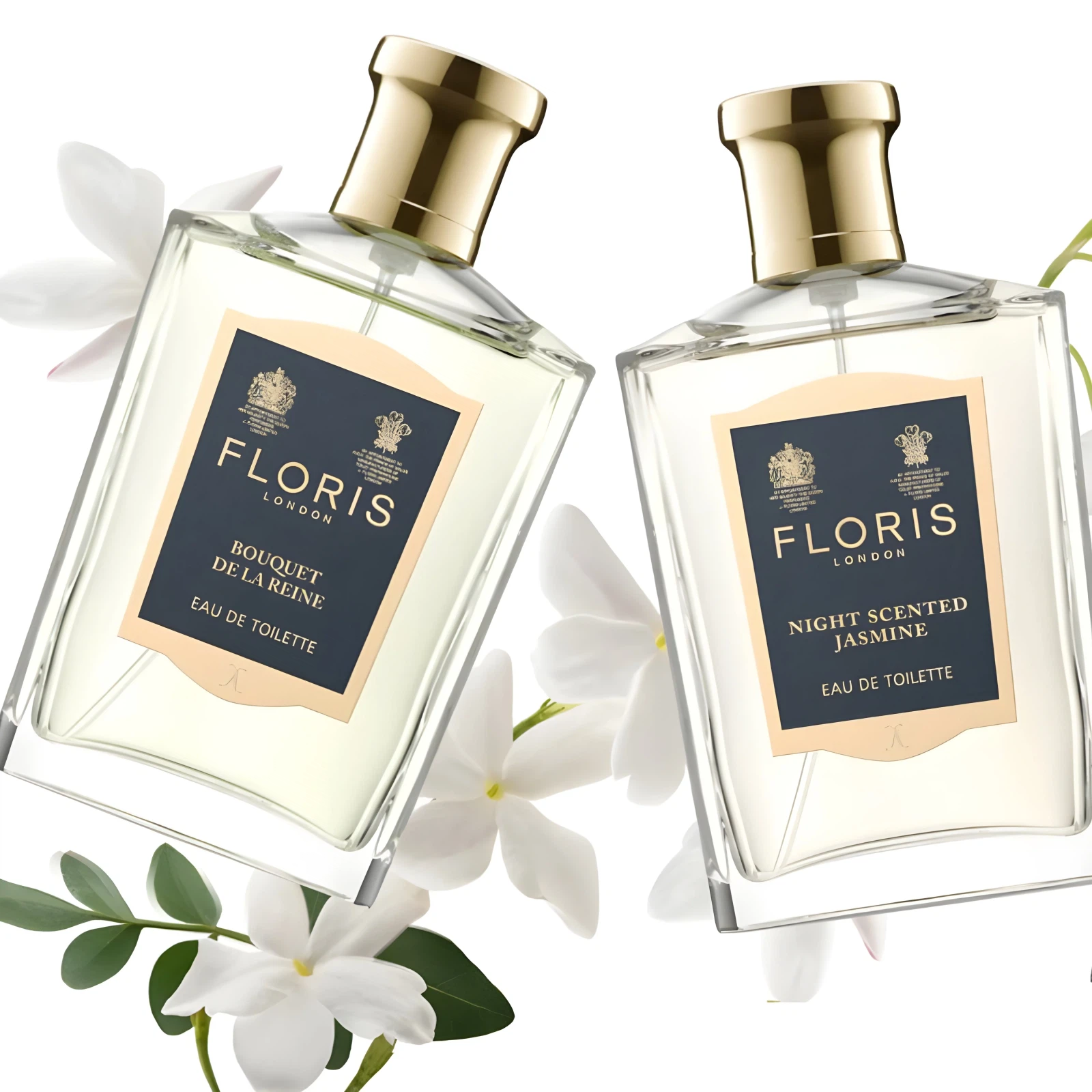 Floris Bouquet De La Reine manufacturer bottle, linked from the supplied product catalogue.