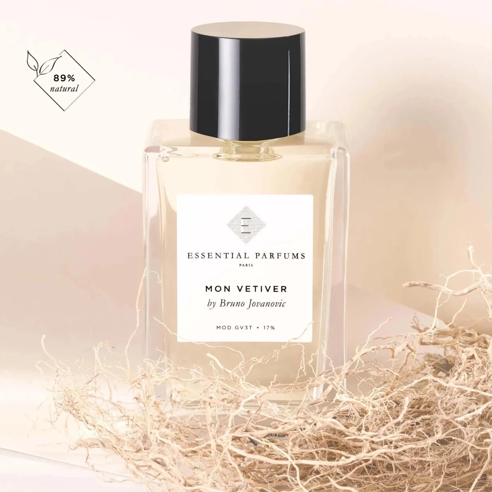 Essential Parfums Mon Vetiver manufacturer bottle, linked from the supplied product catalogue.
