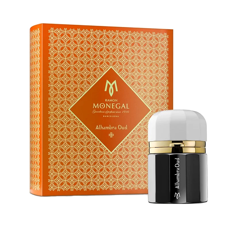 Ramon Monegal Alhambra Oud manufacturer bottle, linked from the supplied product catalogue.