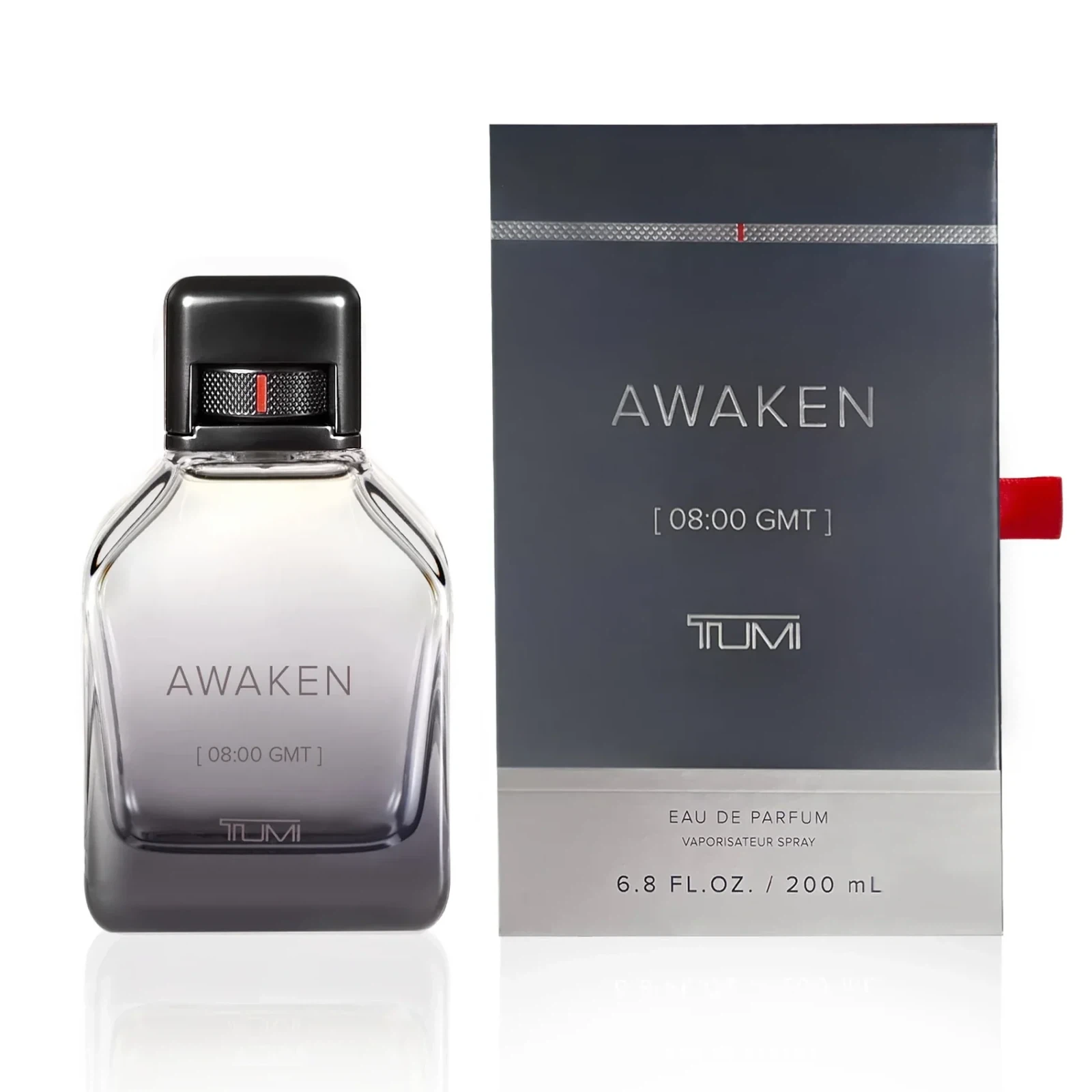 Tumi Awaken manufacturer bottle, linked from the supplied product catalogue.
