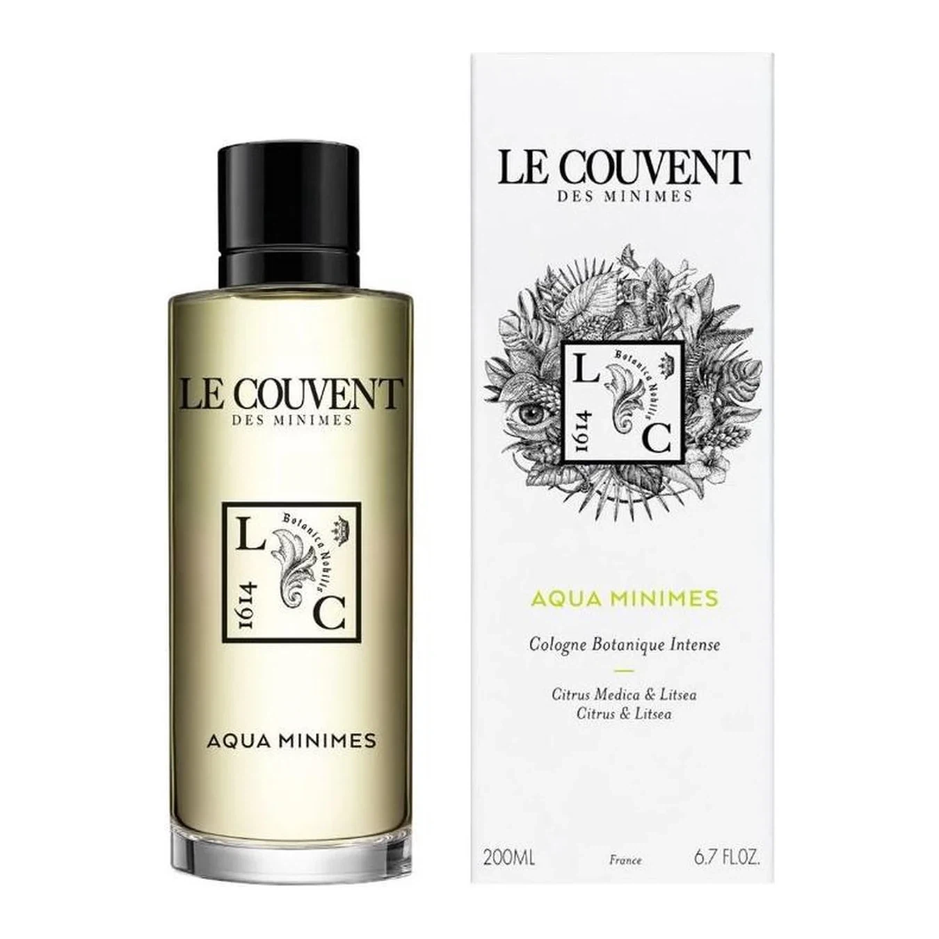 Le Couvent Des Minimes Aqua Minimes manufacturer bottle, linked from the supplied product catalogue.