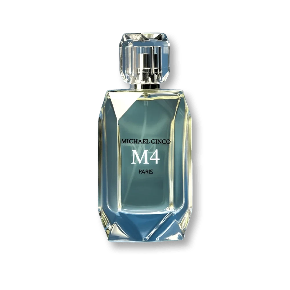 Michael Cinco M4 manufacturer bottle, linked from the supplied product catalogue.