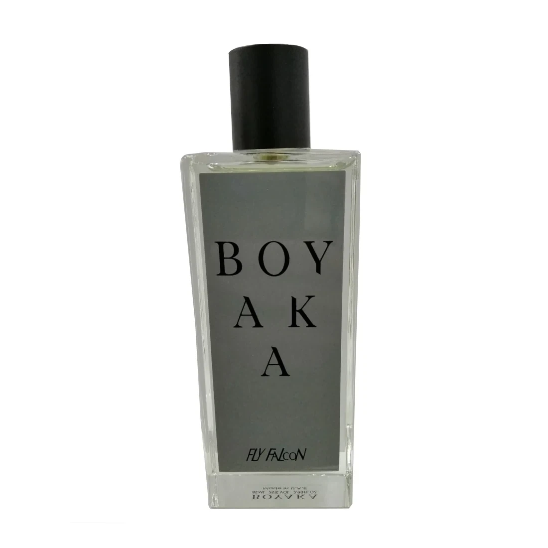 Fly Falcon Boyaka manufacturer bottle, linked from the supplied product catalogue.