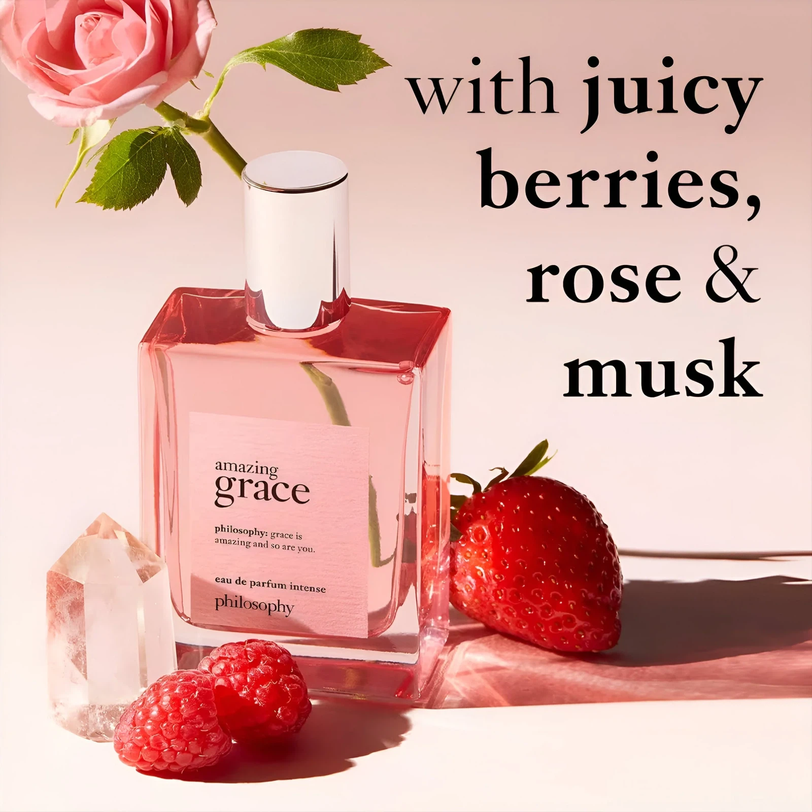 Philosophy Amazing Grace manufacturer bottle, linked from the supplied product catalogue.