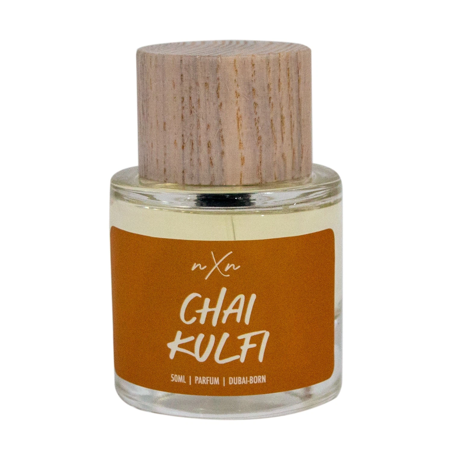 nXn Perfumes CHAI KULFI manufacturer bottle, linked from the supplied product catalogue.