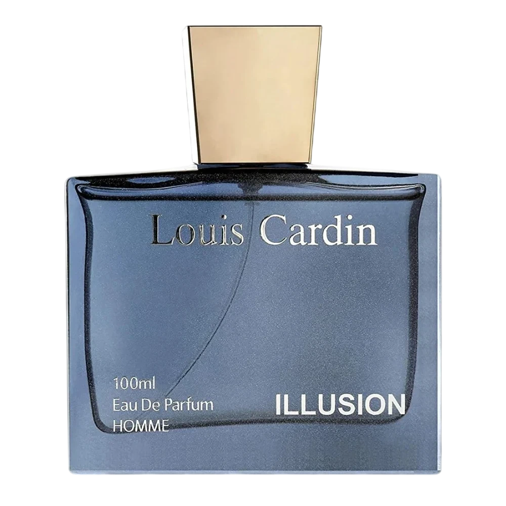 Louis Cardin Illusion manufacturer bottle, linked from the supplied product catalogue.