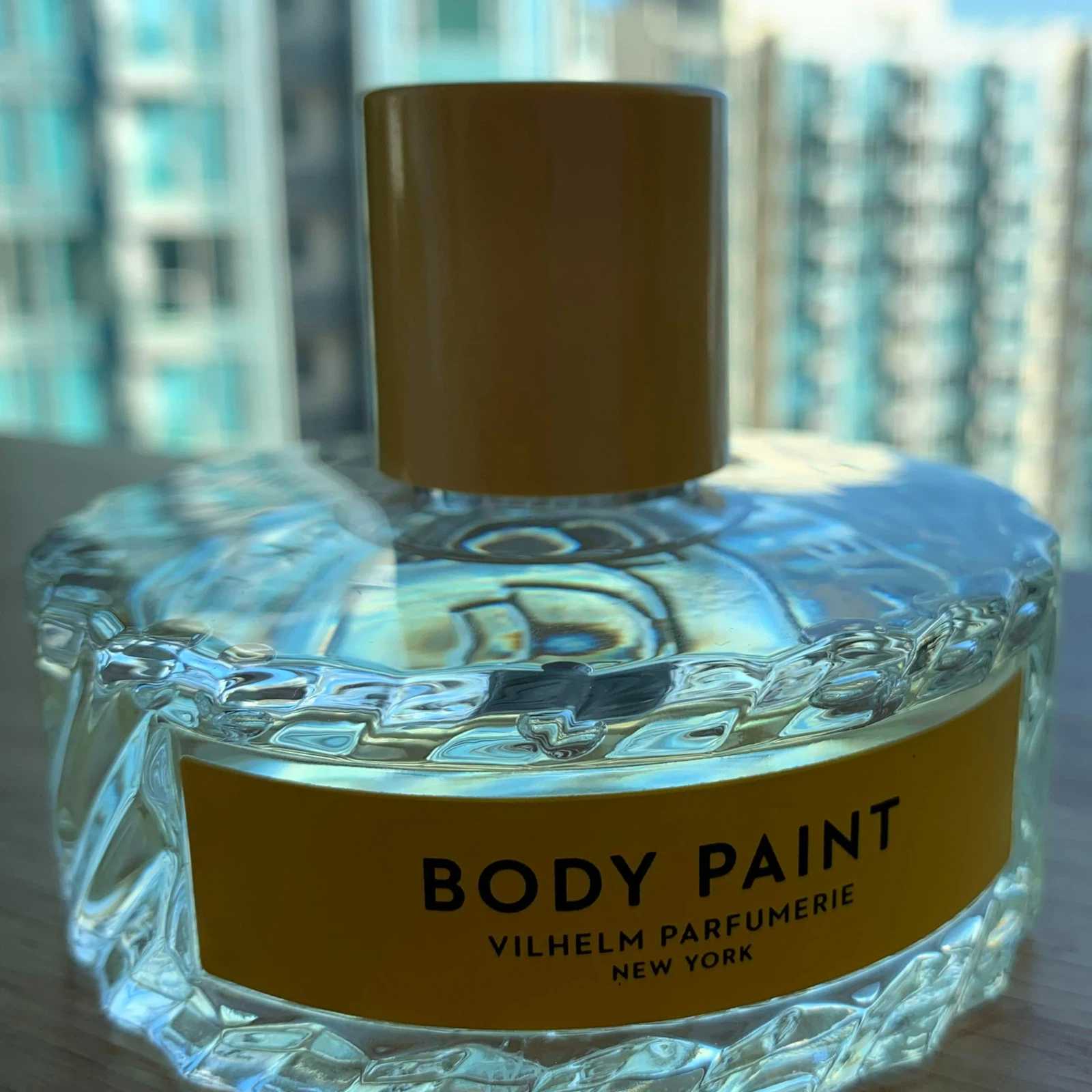 Vilhelm Parfumerie Body Paint manufacturer bottle, linked from the supplied product catalogue.