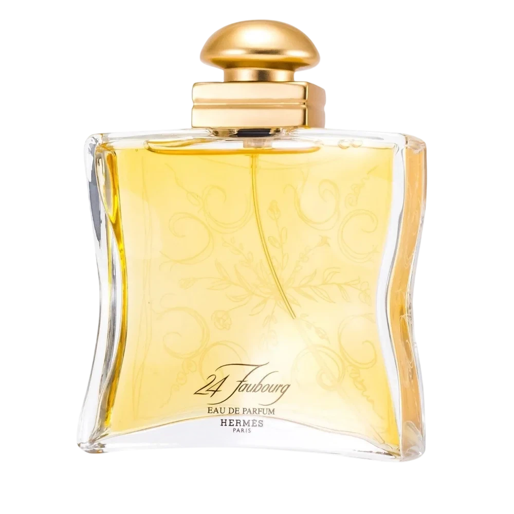 Hermes 24 Faubourg manufacturer bottle, linked from the supplied product catalogue.