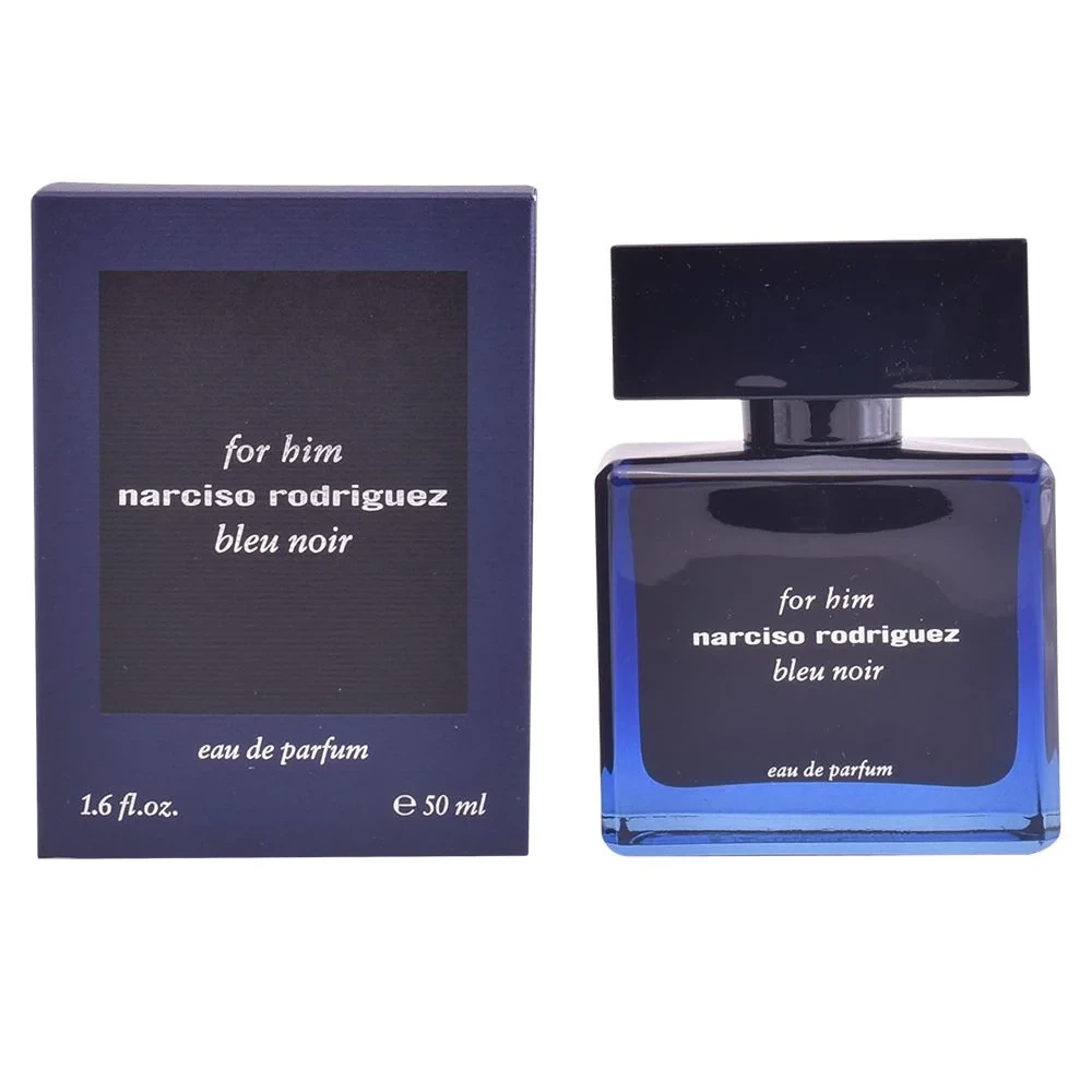 Narciso Rodriguez BLUE NOIR manufacturer bottle, linked from the supplied product catalogue.