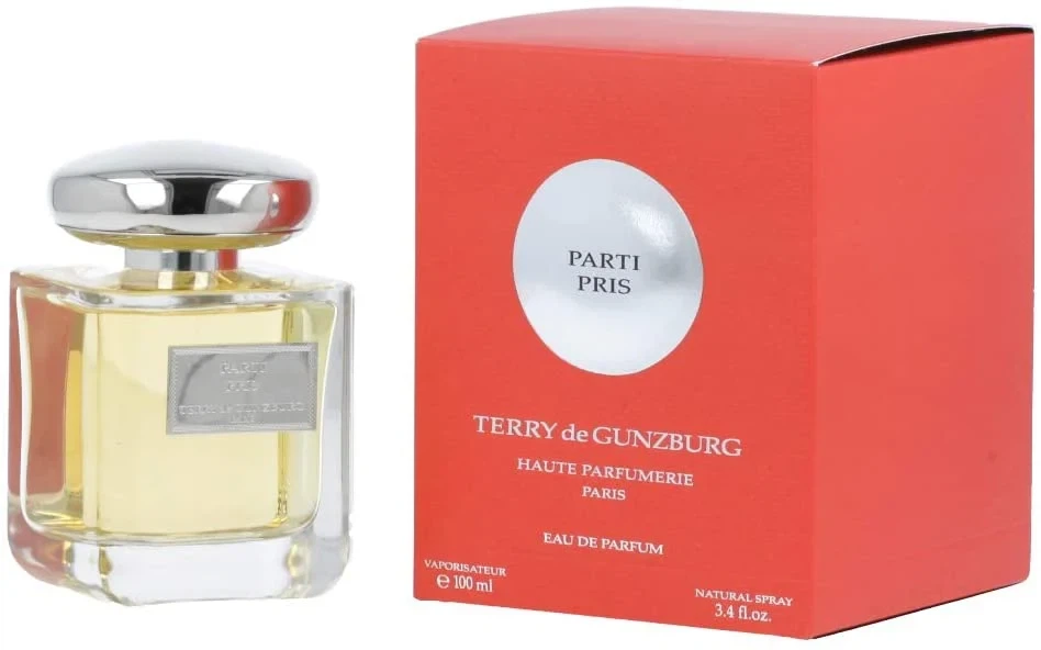 Terry Terry De Gunzburg Parti Pris manufacturer bottle, linked from the supplied product catalogue.