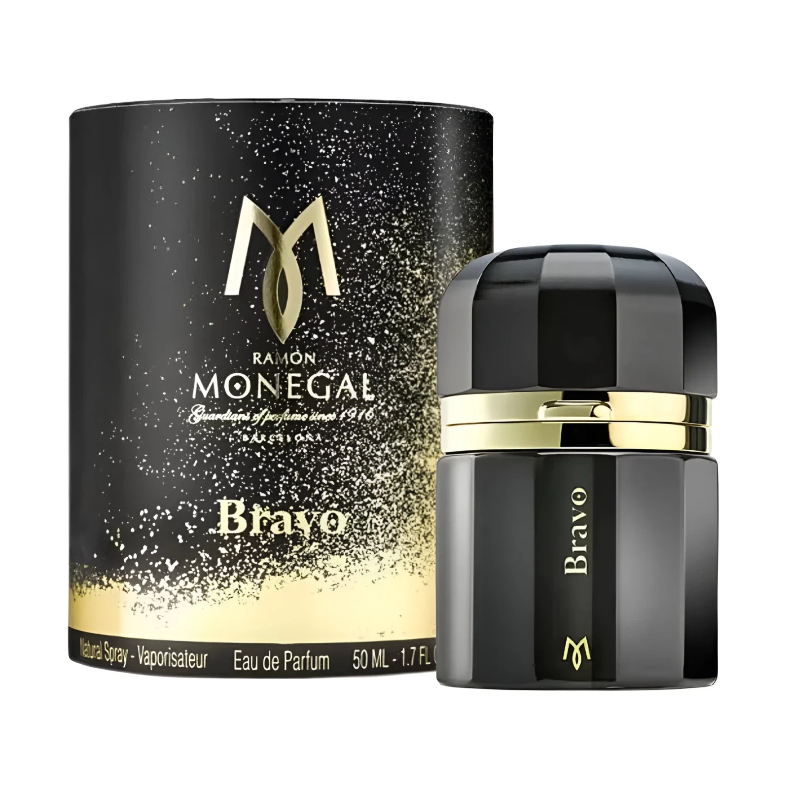 Ramon Monegal Bravo Leather manufacturer bottle, linked from the supplied product catalogue.