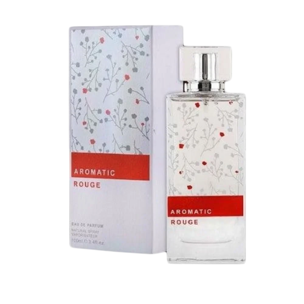Maison Alhambra Aromatic Rouge manufacturer bottle, linked from the supplied product catalogue.