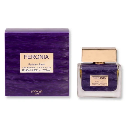 Panouge Feronia Parfum manufacturer bottle, linked from the supplied product catalogue.