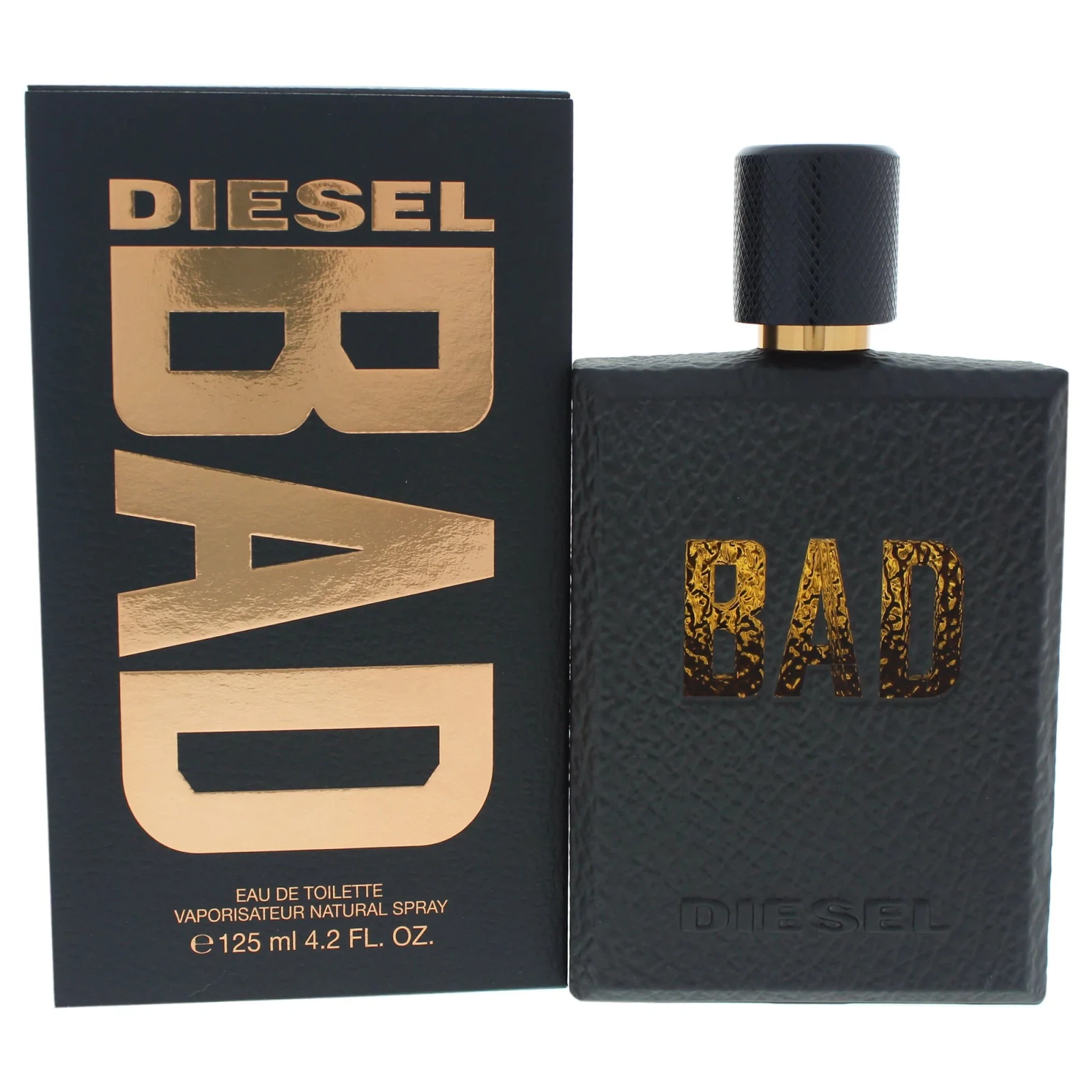 Diesel Bad manufacturer bottle, linked from the supplied product catalogue.