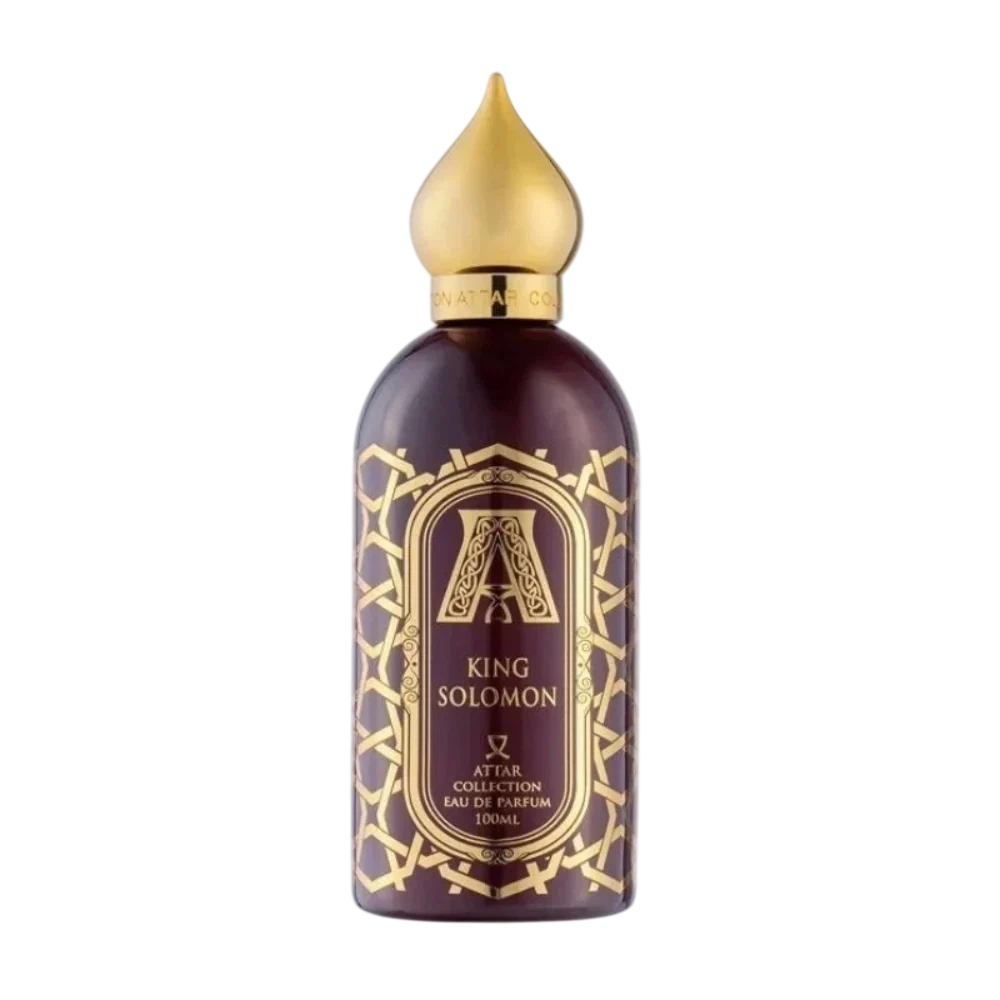 Attar Collection King Solomon manufacturer bottle, linked from the supplied product catalogue.