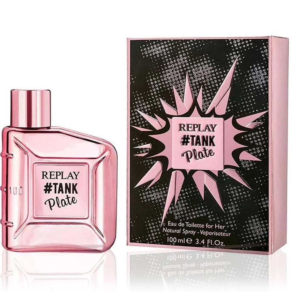 Replay Tank Plate (Women) manufacturer bottle, linked from the supplied product catalogue.