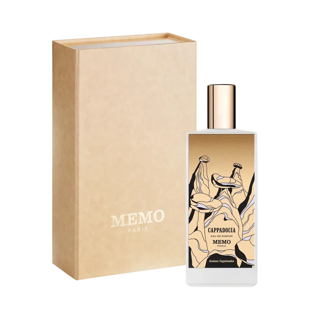 Memo Cappadocia manufacturer bottle, linked from the supplied product catalogue.