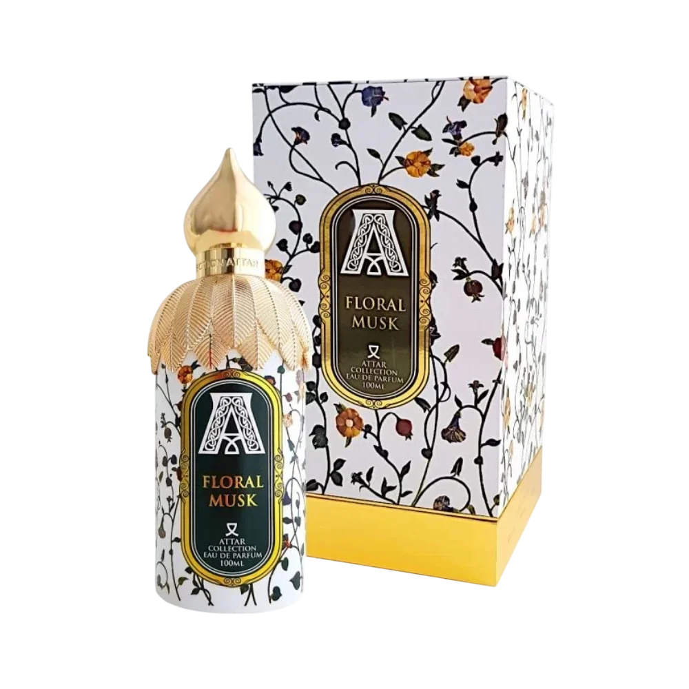 Attar Collection Floral Musk manufacturer bottle, linked from the supplied product catalogue.