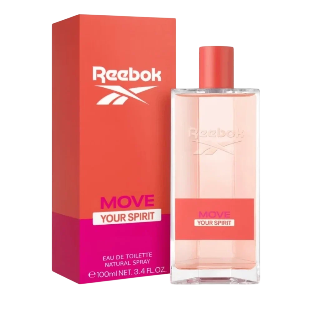 Reebok Move Your Spirit (Women) manufacturer bottle, linked from the supplied product catalogue.