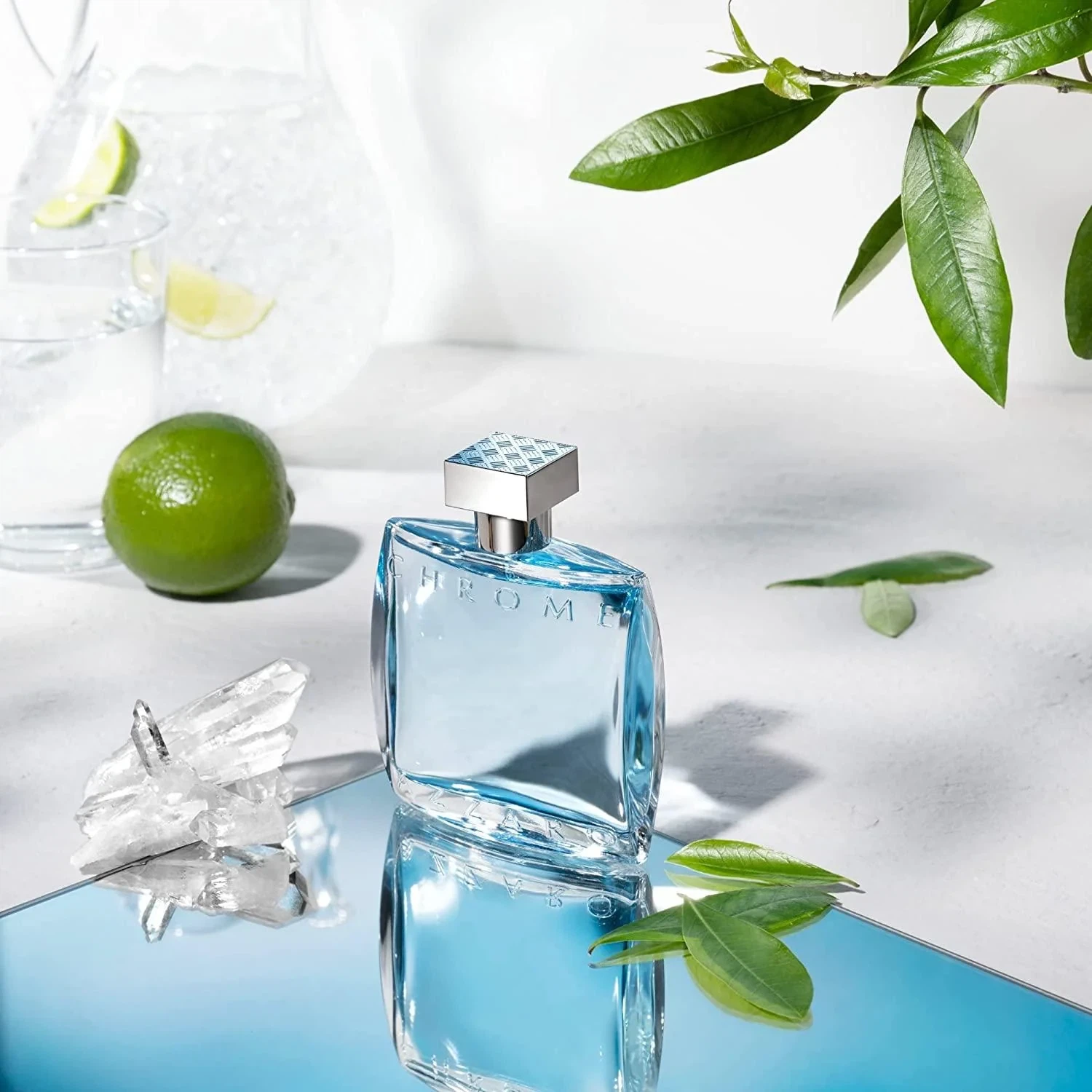 Azzaro Chrome manufacturer bottle, linked from the supplied product catalogue.