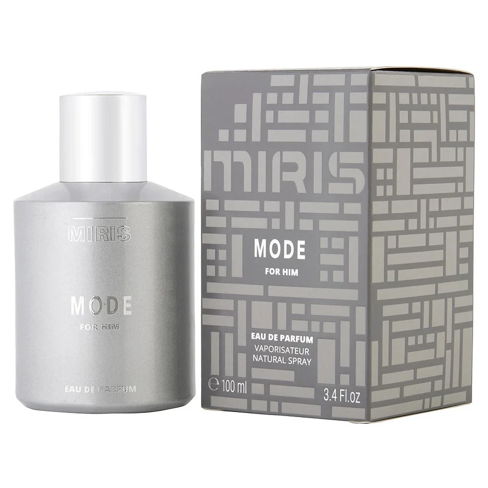 Miris Mode For Him manufacturer bottle, linked from the supplied product catalogue.
